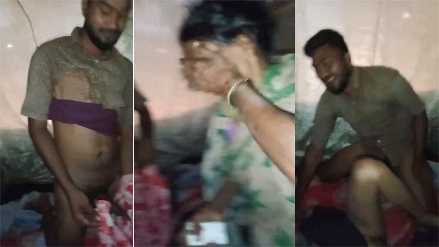 Hostel Old Maid Aunty Nude & Hard Fucking College Boy Video