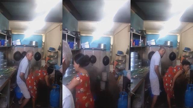 Horny Old Man Fucking On Kitchen Video